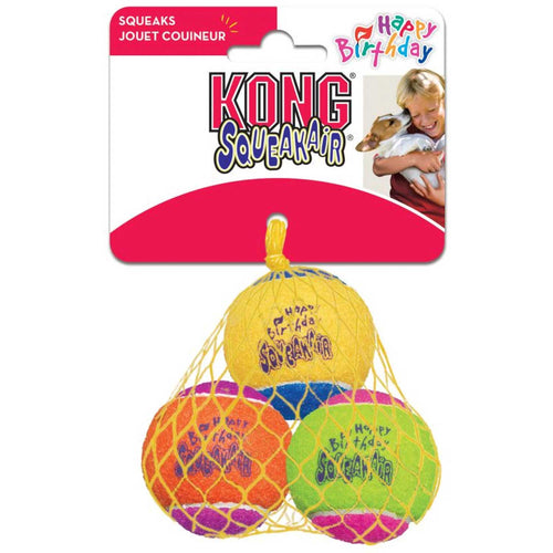 Hundespielzeug KONG® Squeakair® Birthday Balls