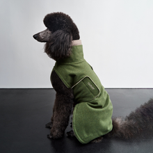 Laden Sie das Bild in den Galerie-Viewer, Cloud7 Hundemantel Brooklyn Flanell Fern Green Long