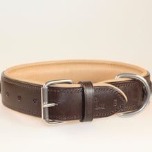 Laden Sie das Bild in den Galerie-Viewer, Leder Halsband WALNUT BROWN