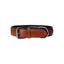Laden Sie das Bild in den Galerie-Viewer, Leder Halsband COGNAC