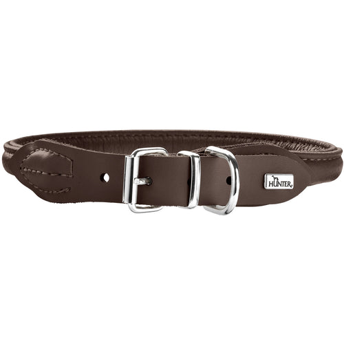 Halsband Round & Soft Elk dunkelbraun