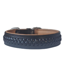 Laden Sie das Bild in den Galerie-Viewer, Leder Halsband WALNUT BROWN