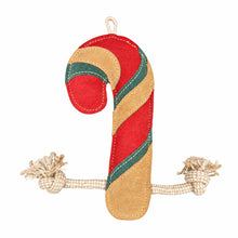 Laden Sie das Bild in den Galerie-Viewer, Wildleder-Spielzeug für Hunde Candy Cane