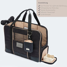 Laden Sie das Bild in den Galerie-Viewer, Leopold´s Flugtasche für Dackel und kleine Hunde mit orthopädischer Matratze