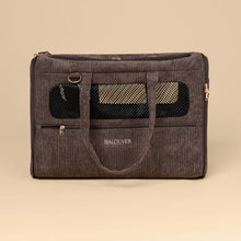 Laden Sie das Bild in den Galerie-Viewer, Hundetasche BALOUVER Cord Mocha Brown