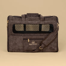 Laden Sie das Bild in den Galerie-Viewer, Hundetasche BALOUVER Cord Mocha Brown