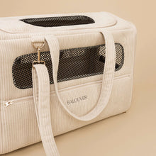 Laden Sie das Bild in den Galerie-Viewer, Hundetasche BALOUVER Cord Sandstone Beige