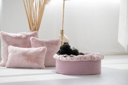 Hundebett Buddelnest Rosa