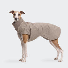 Laden Sie das Bild in den Galerie-Viewer, Cloud7 Hundemantel Brooklyn Flanell Tweed Beige Long