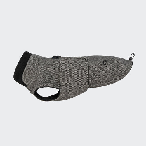 Cloud7 Hundemantel Dackel Brooklyn Tweed Black (Mitte Oktober verfügbar)