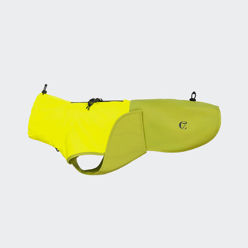 Cloud7 Hunderegenmantel Dackel AKTIV Neon Green/Light Olive