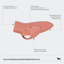 Laden Sie das Bild in den Galerie-Viewer, Cloud7 Hundepullover Fleece Derby 2.0 Faded Rose