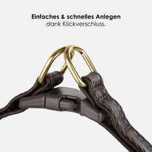 Laden Sie das Bild in den Galerie-Viewer, Step-In Leder Geschirr Pico für kleine Hunde braun