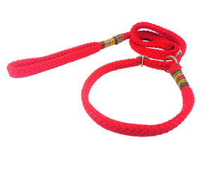 Retrieverleine Seil rot