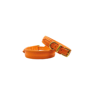 Halsband "Klassik Soft" Mini orange Special Edition