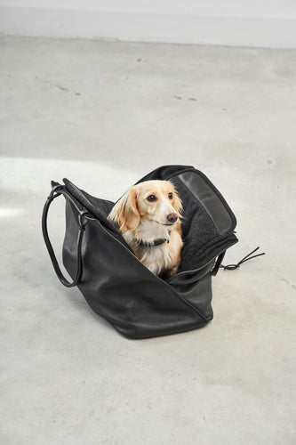 MiaCara Hundetragetasche Borsa Schwarz