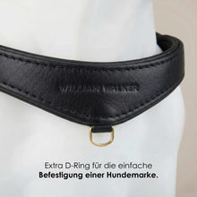 Laden Sie das Bild in den Galerie-Viewer, Step-In Leder Geschirr Pico für kleine Hunde schwarz