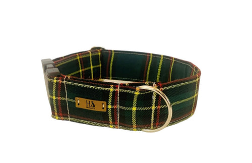 Stoffhalsband  Schottenstyle