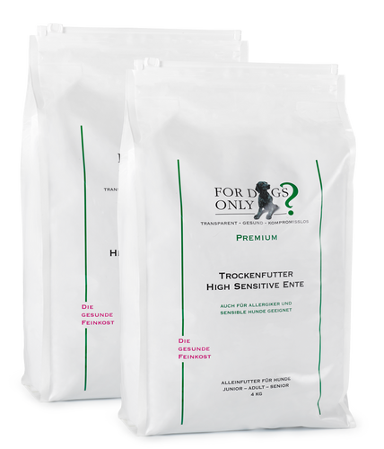 Premium Trockenfutter High Sensitive Ente 8 kg