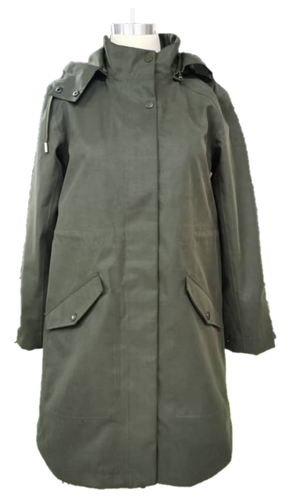 Storm Regenjacke Khaki – Lang, robust und modern