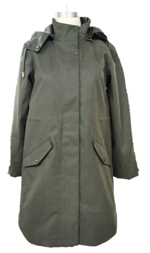 Storm Regenjacke Khaki – Lang, robust und modern
