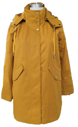 Storm Regenjacke Gelb – Lang, robust und modern