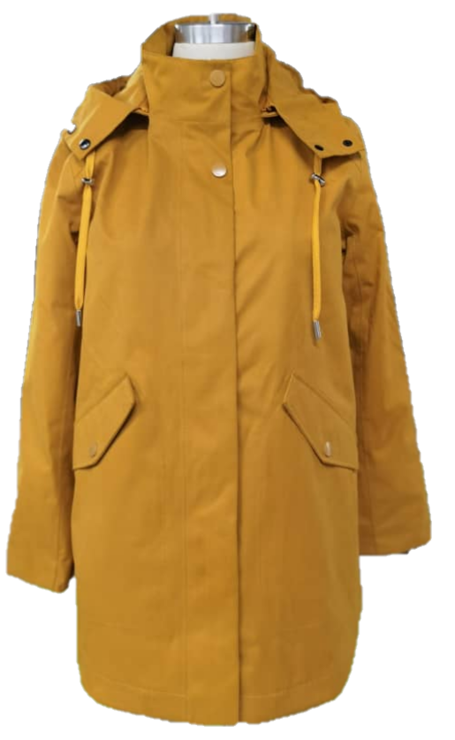 Storm Regenjacke Gelb – Lang, robust und modern