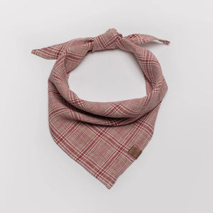 Cloud7 Hundehalstuch Bandana Check Red - Light Green