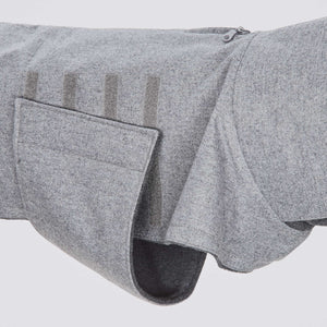 Cloud7 Hundemantel Brooklyn Flanell Grey