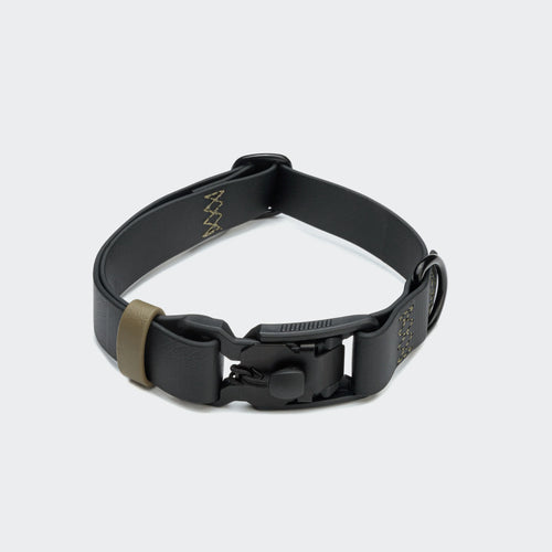 Cloud7 Hundehalsband BioThane Ipanema Black-Olive