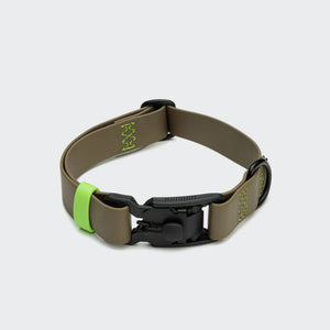 Cloud7 Hundehalsband BioThane Ipanema Olive-Neongreen