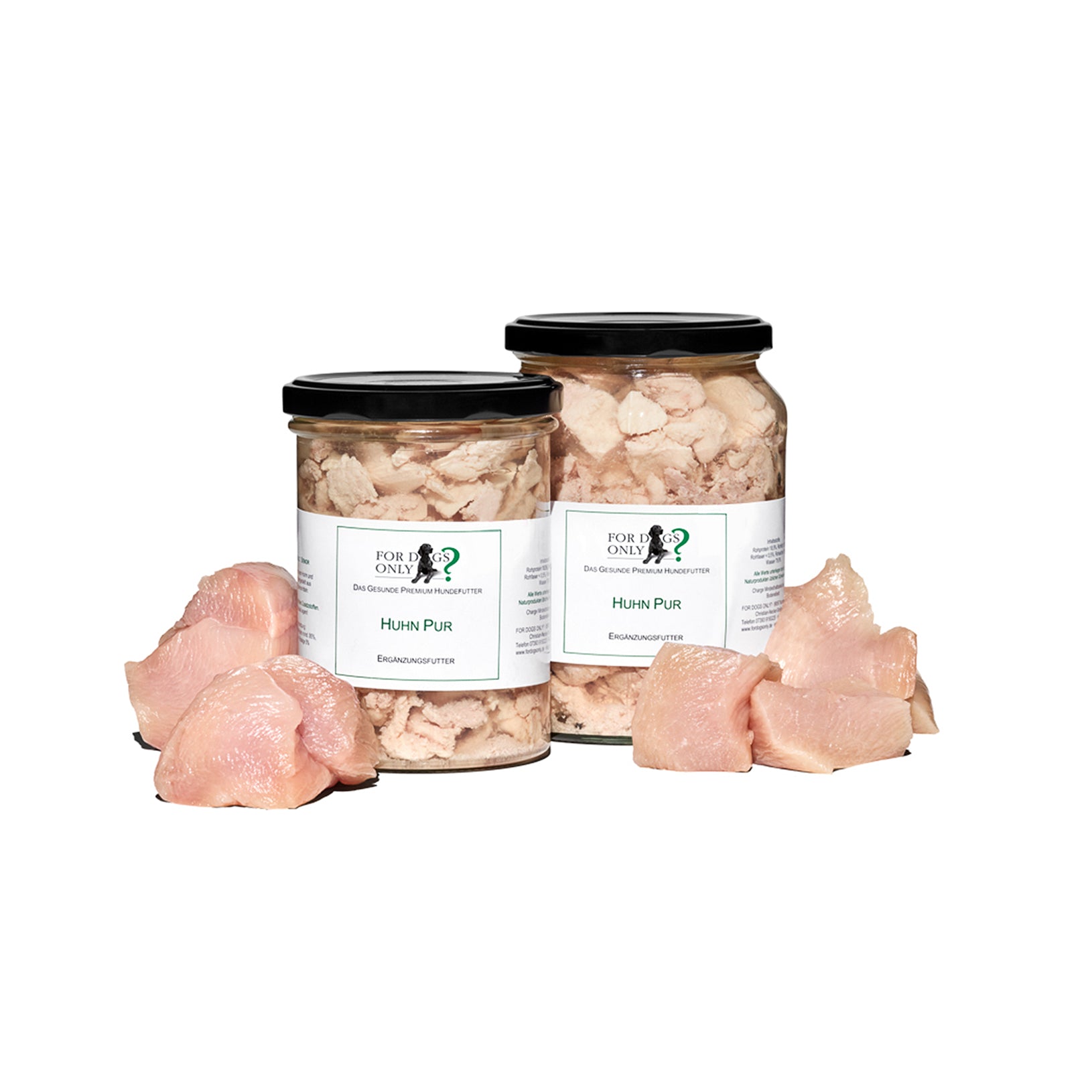 Premium Hundefutter Huhn Pur  Feine Pfote