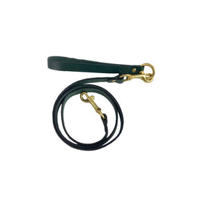Hundeleine Galant Green aus Nubukleder