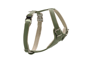 Leder Hundegeschirr Soft lindgrün
