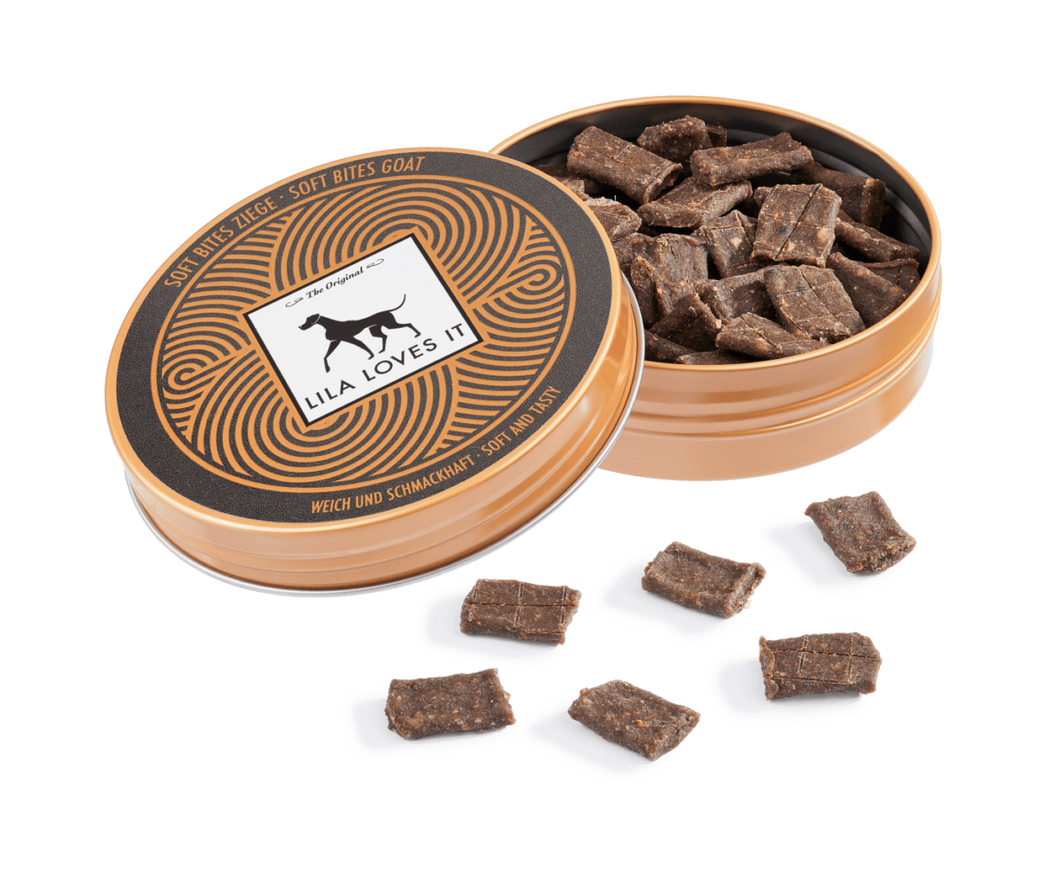 Soft-Bites aus Ziegenfleisch