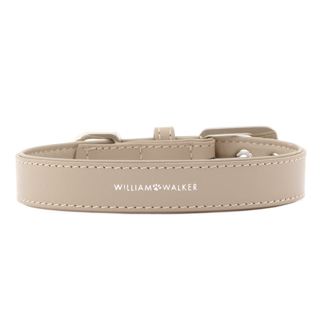 Hundehalsband Sand Silber