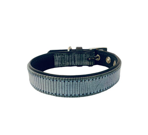 Halsband Lima  blau/taupe