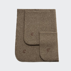 Cloud7 Hundedecke Mohair Trüffel