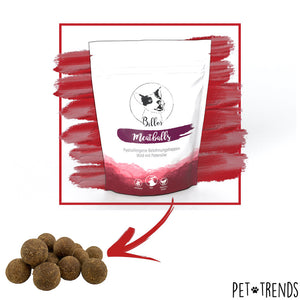 Billos Meatballs Hypoallergene Belohnungshappen Wild mit Petersilie