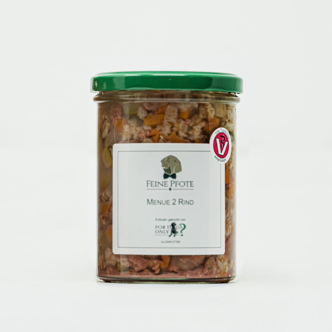 Menü 2 – Rind