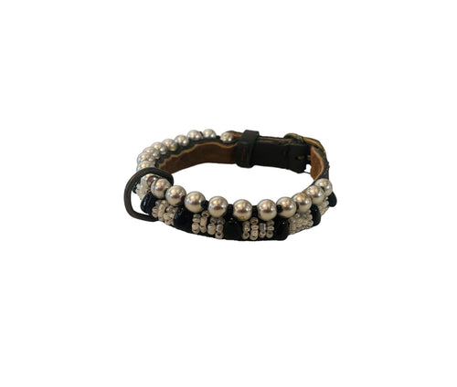 Halsband Grey Pearl