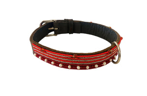 Halsband Red Pearl