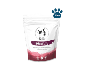 Billos Meatballs Hypoallergene Belohnungshappen Wild mit Petersilie