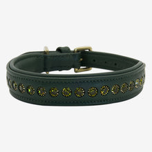 Laden Sie das Bild in den Galerie-Viewer, Halsband &quot;Diamonds&quot; - Forest Green