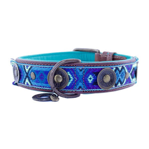 DWAM Hundehalsband Boho Blau