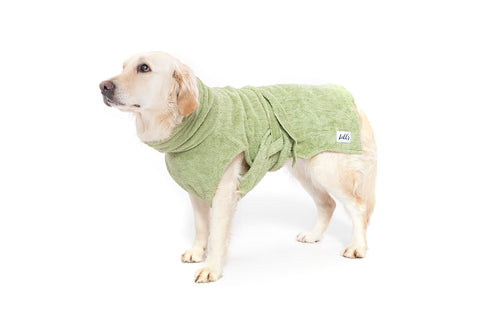 Hundebademantel aus Bio-Baumwolle 