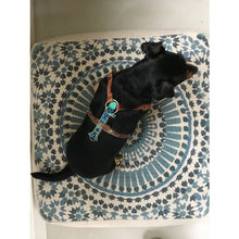 Laden Sie das Bild in den Galerie-Viewer, Hundegeschirr Boho Juan blue