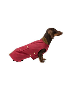 MANTEL TYP BARBOUR DUNKELROT