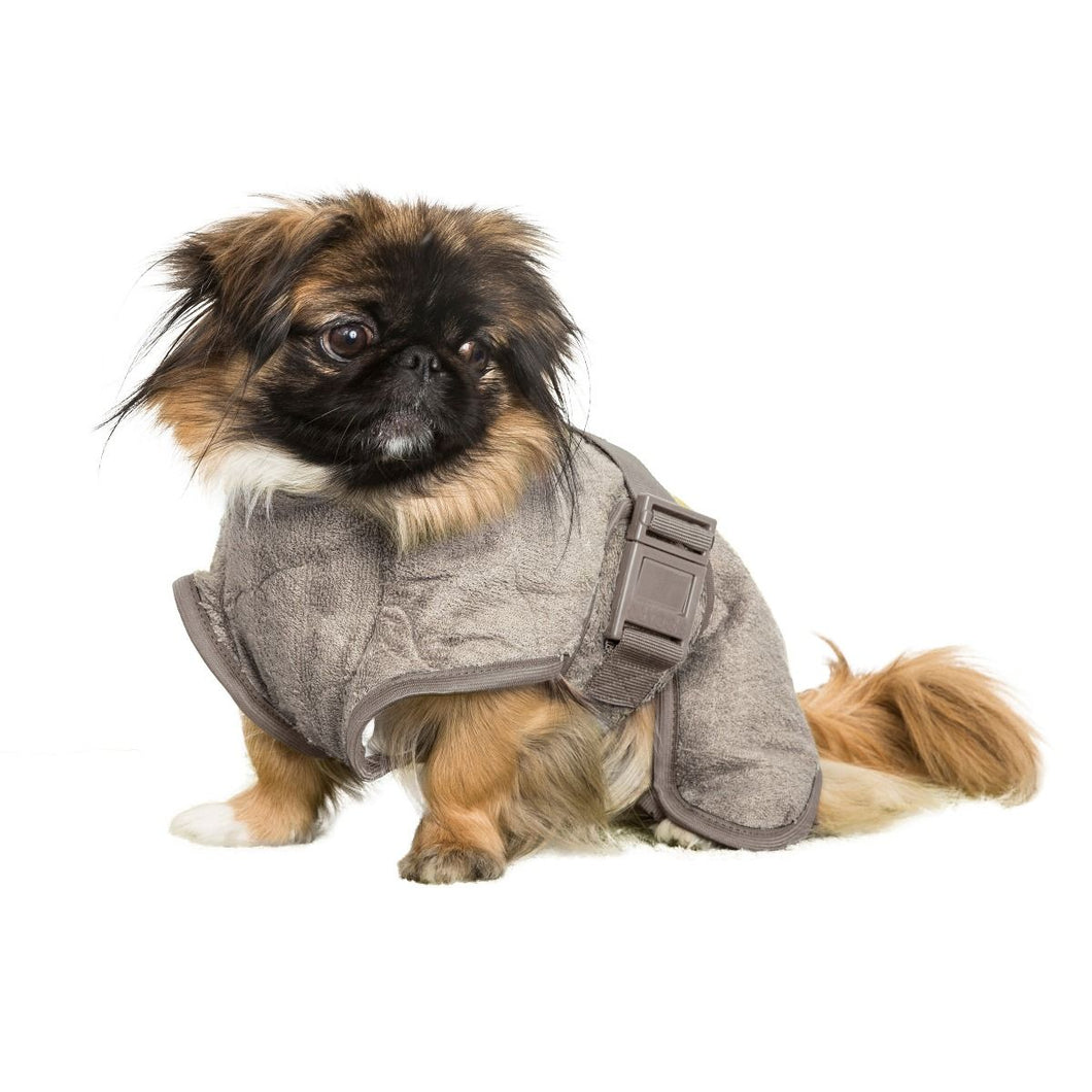 Siccaro SupremePro Hundebademantel Stein